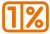 Logo 1 procent